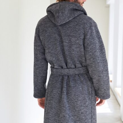 Knit Wool Mens Dressing Gown