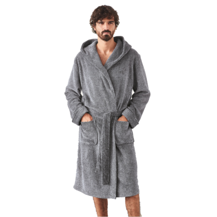 Hooded Mens Dressing Gown