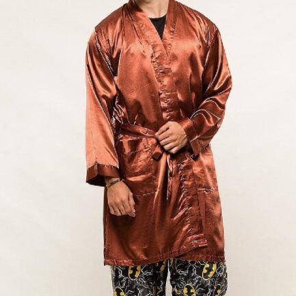 Mens Satin Dressing Gown